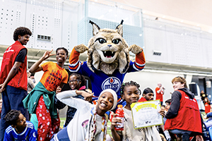 Edmonton Oilers Community Foundation Mascot