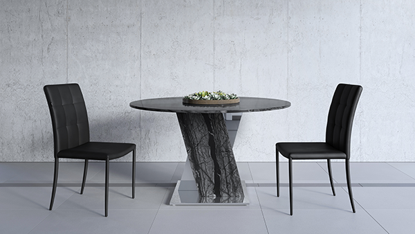 Malbec 51" Round Dining Table