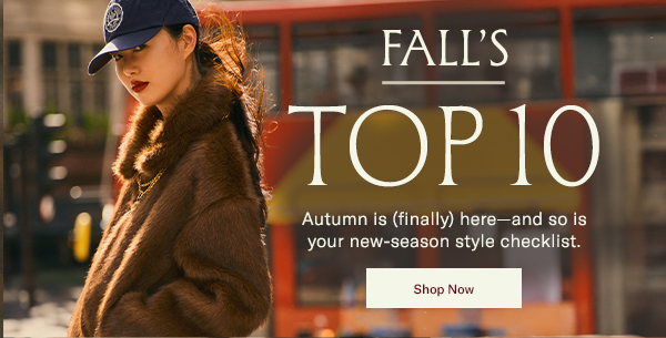 Fall Top 10