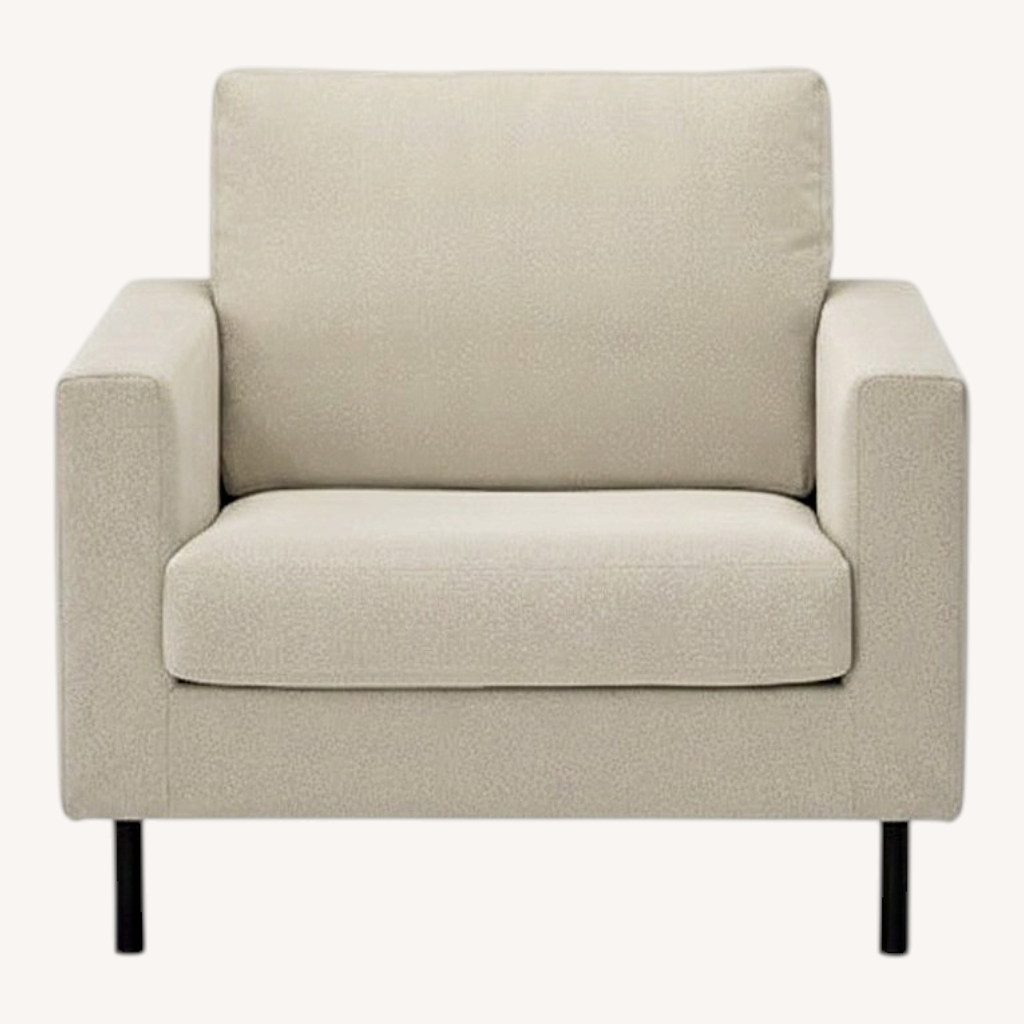 Image of Ikea Saltsjöbaden Natural Fabric Armchair