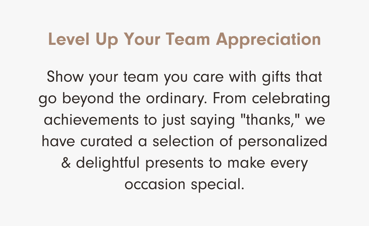 Level Up Your Team Appreciation