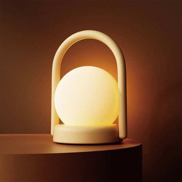 Practa Yellow Kids Luna Loop Rechargeable Night Light