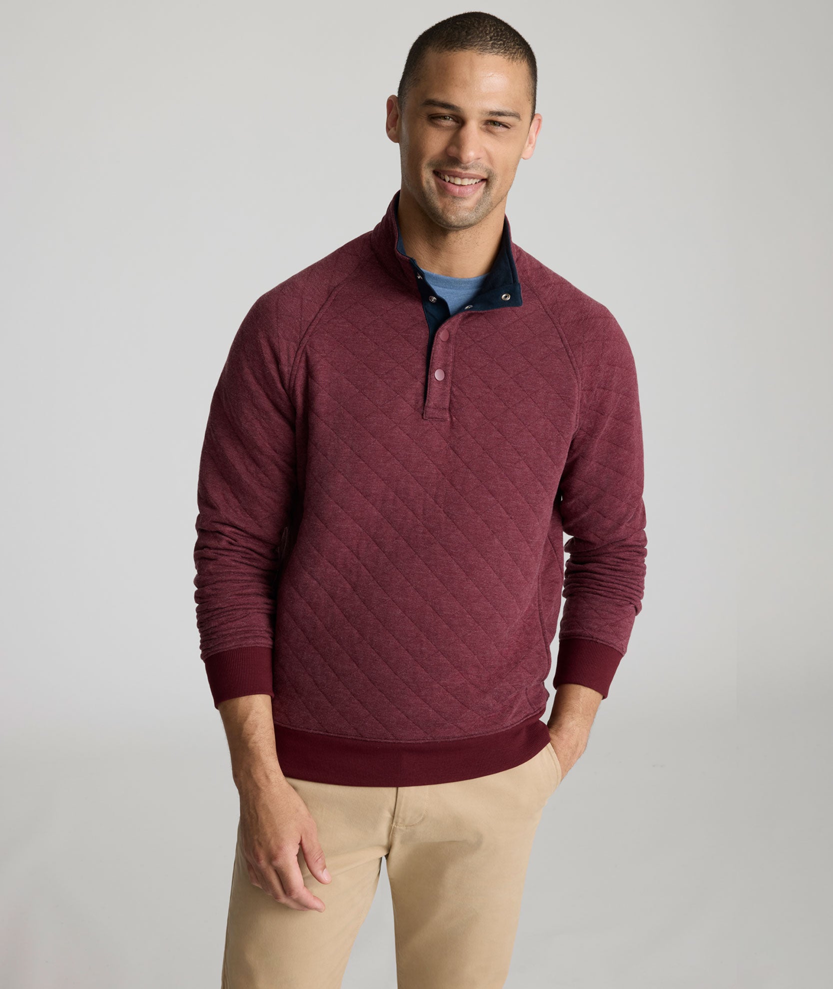 Image of Quilted Pullover - FINAL SALE