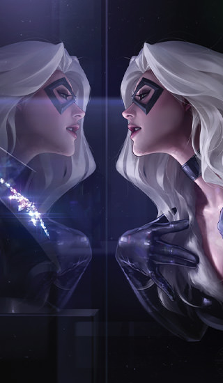 Black Cat Art Print