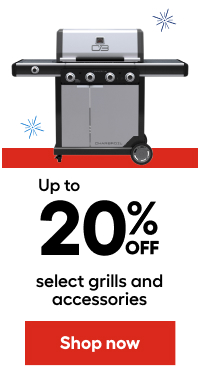 Up to 20% OFF select grills and accessories