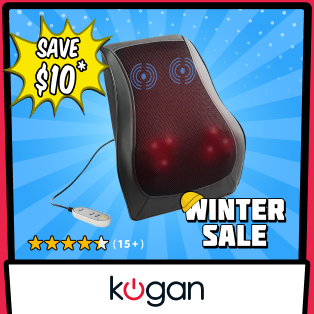 Kogan Heated Shiatsu Neck and Back Massage Pillow Product Image