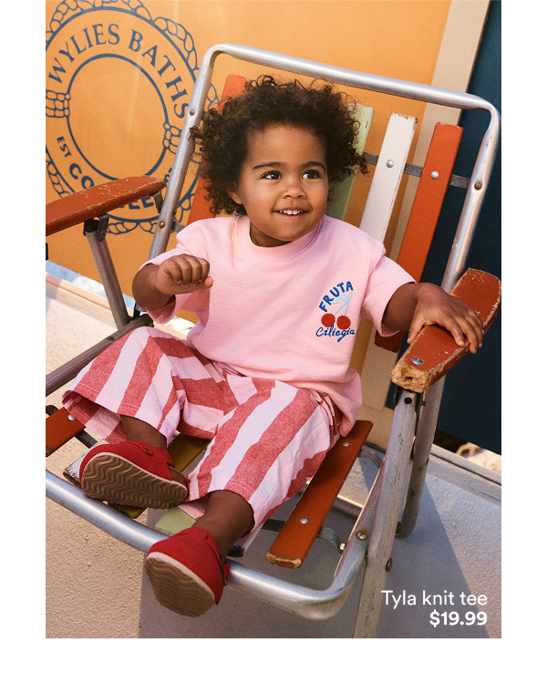tyla knit tee for $19.99