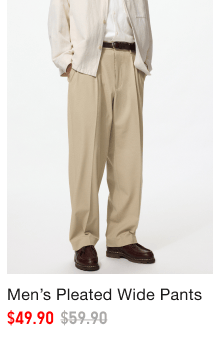 product12men0pleated0wide0pants
