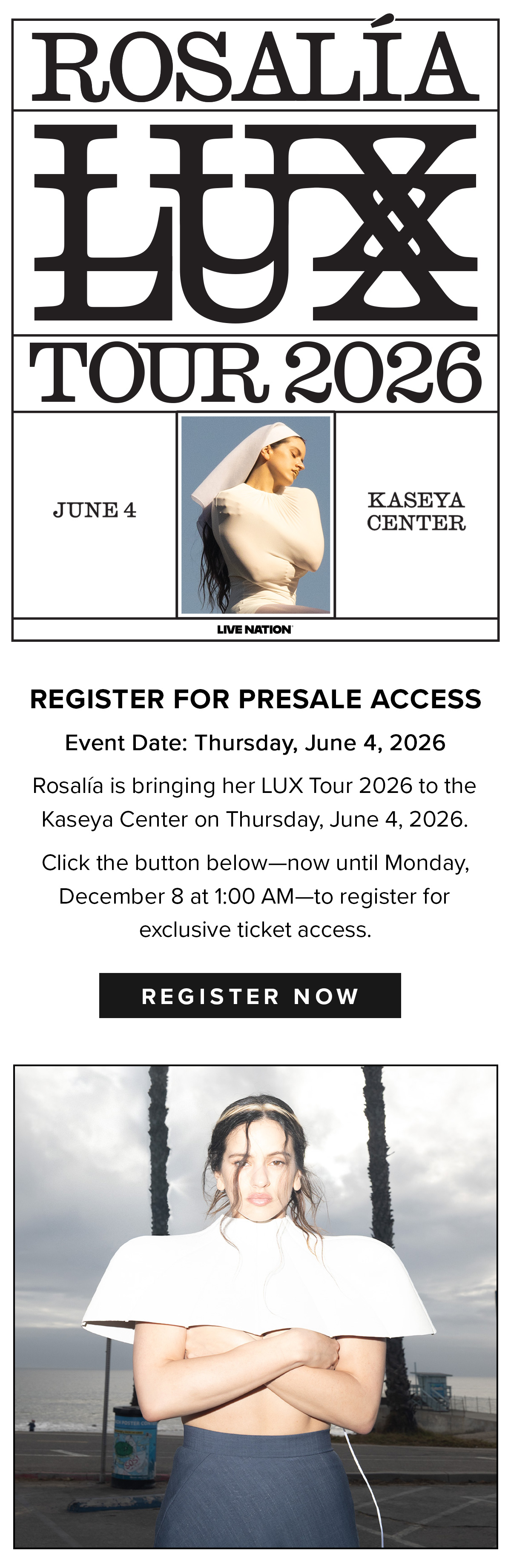 Rosalía | Register Now