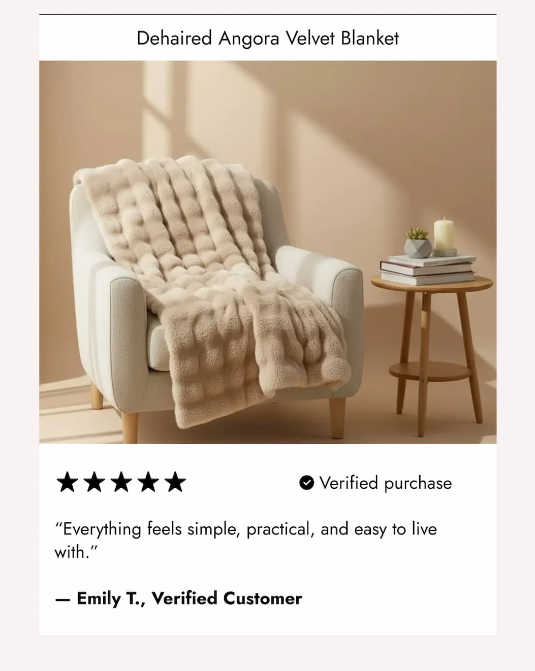 Dehaired   Angora   Velvet   Blanket