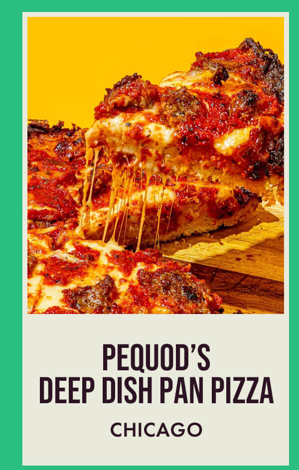 Pequod's Deep Dish Pan Pizza