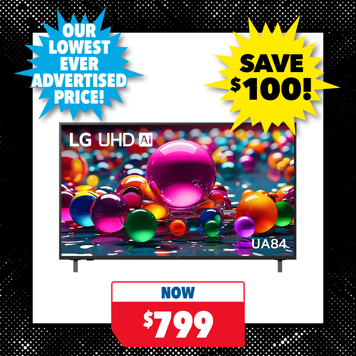 LG 55" Smart 4K UHD AI TV with webOS 25