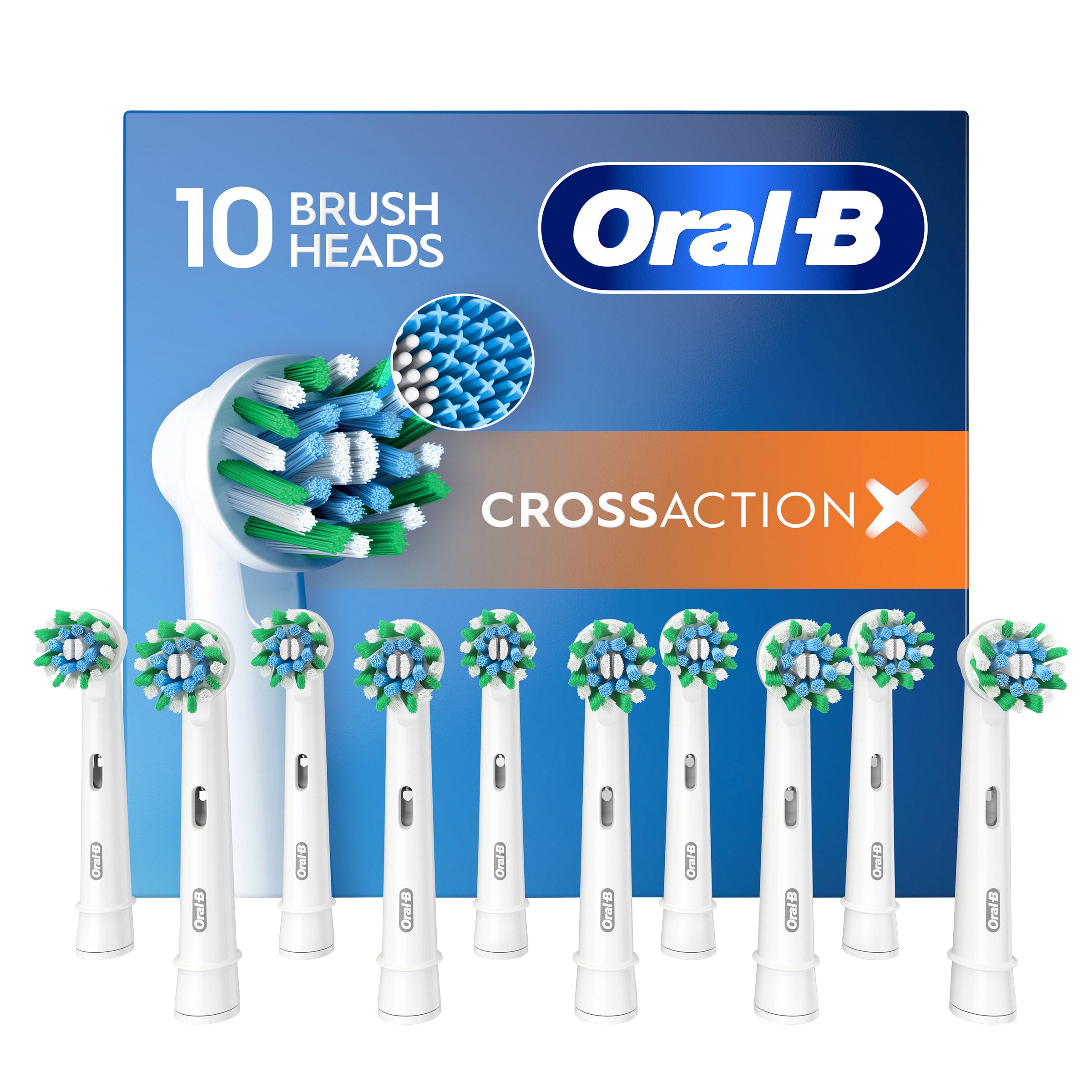 Oral-B Cross Action Replacement Electric Toothbrush Heads