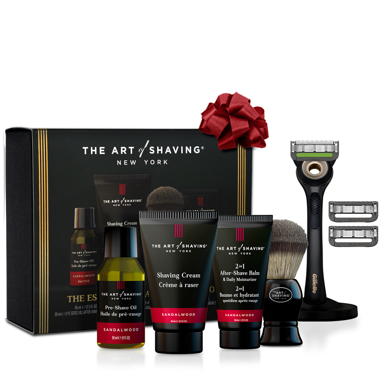 Experience the smoothest, most luxurious shave this holiday season with this exclusive 5-piece collection.