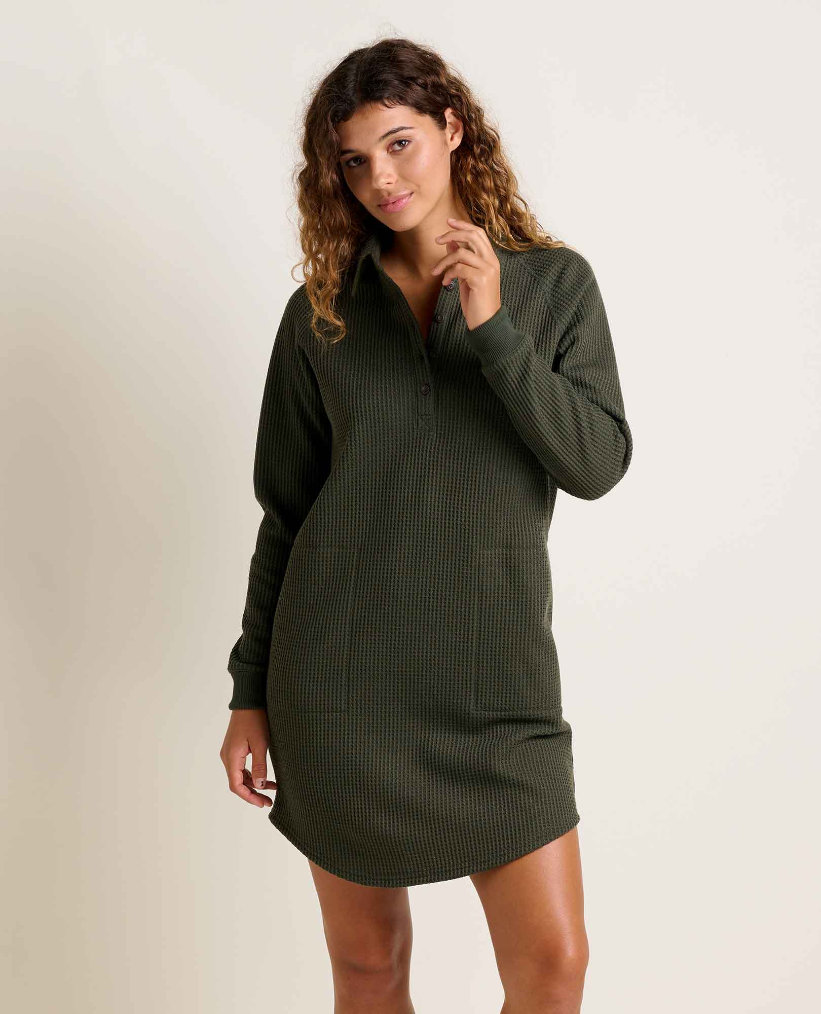 Image of Bitterroot Henley Dress