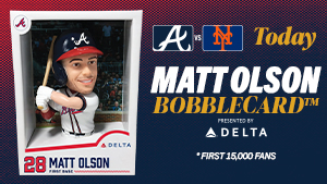 July 6: Matt Olson Bobblecard Giveaway