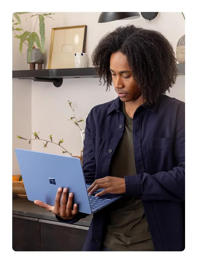 Choose your new Surface Laptop, Copilot+ PC.