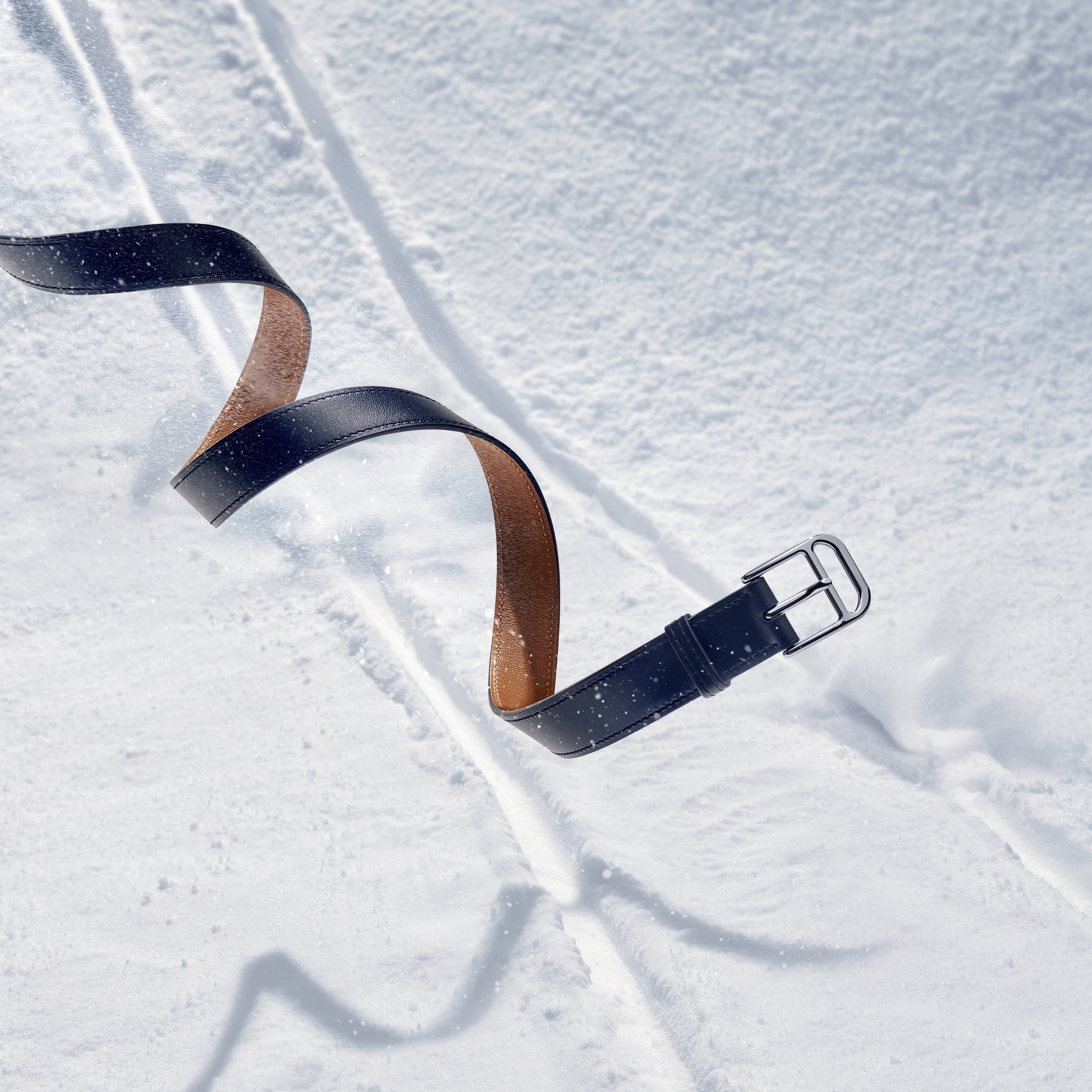 Second visual highlighting a men belt 