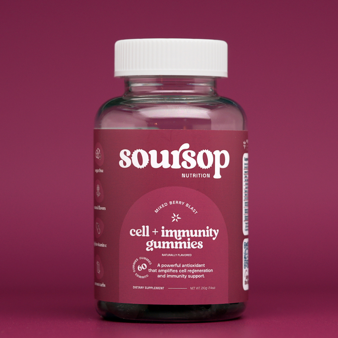 Image of Soursop Cell + Immunity Gummies (1 Bottle)