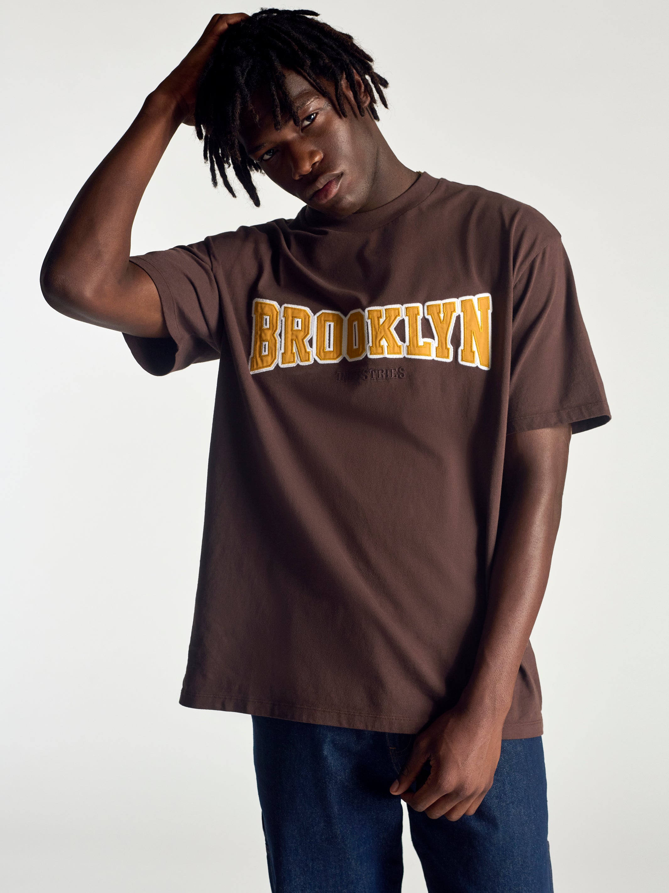 Image of Men's Brooklyn Campus T-Shirt In Coffee Bean