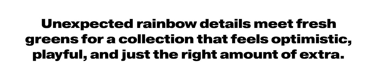 Unexpected rainbow details