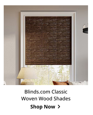 Blinds.com Classic Woven Wood Shades | Shop Now >