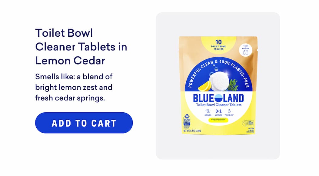 Shop Toilet Bowl Cleaner Tablets in Lemon Cedar!