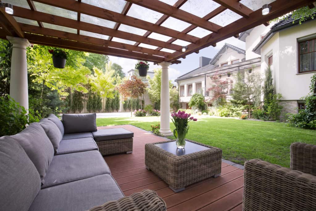 Cover backyard