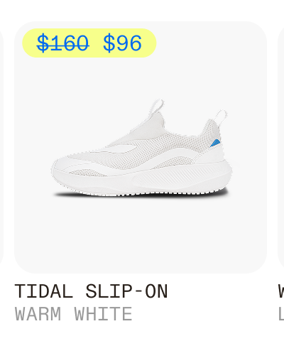 Tidal Slip On Warm White
