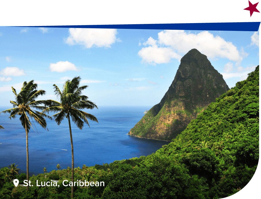 St. Lucia, Caribbean.