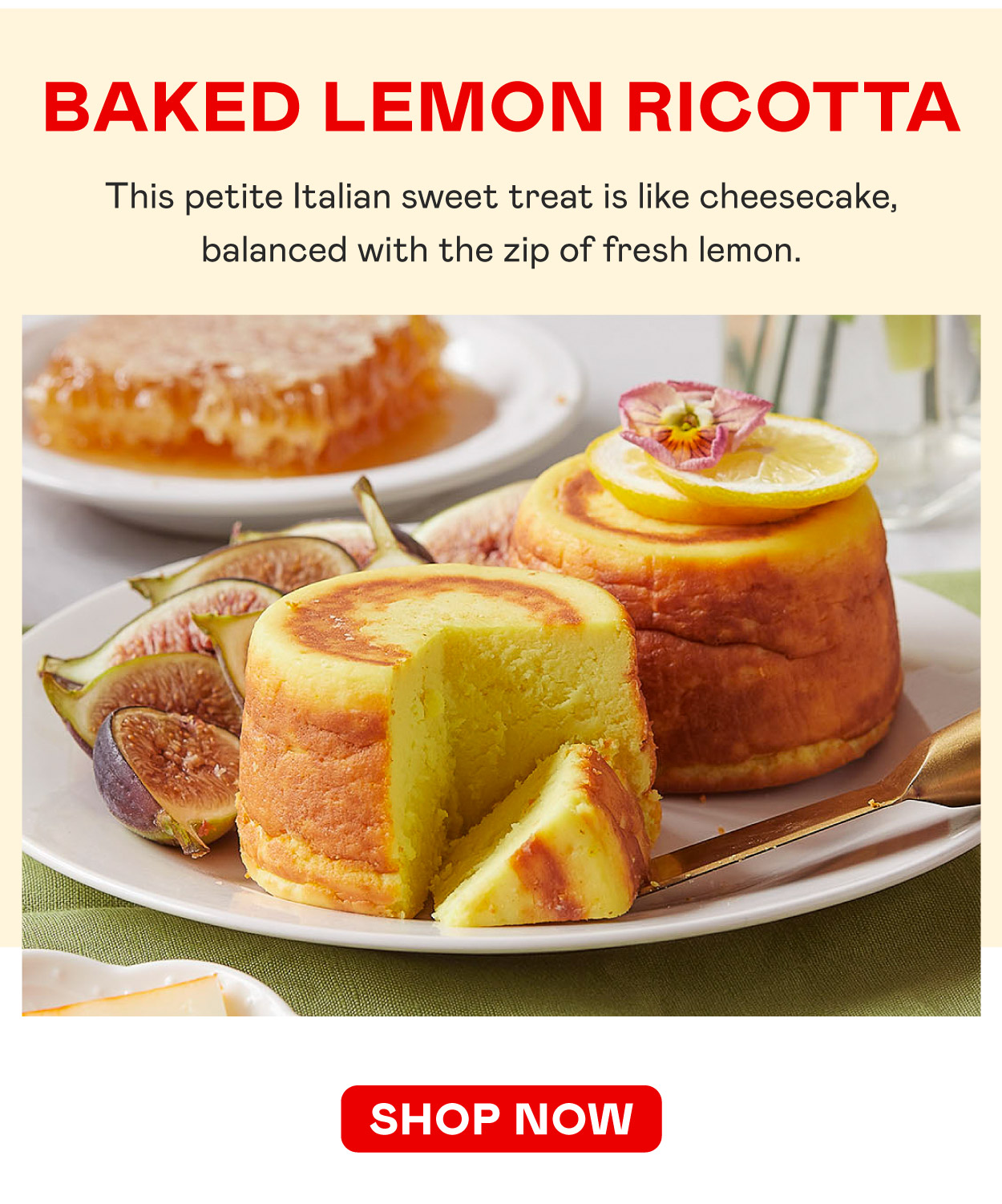 Baked Lemon Ricotta​