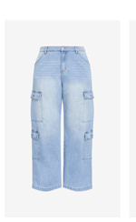 Shop the Harley Fit Iona Cargo Wide Leg Regular Jean