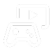 Game and play button icon