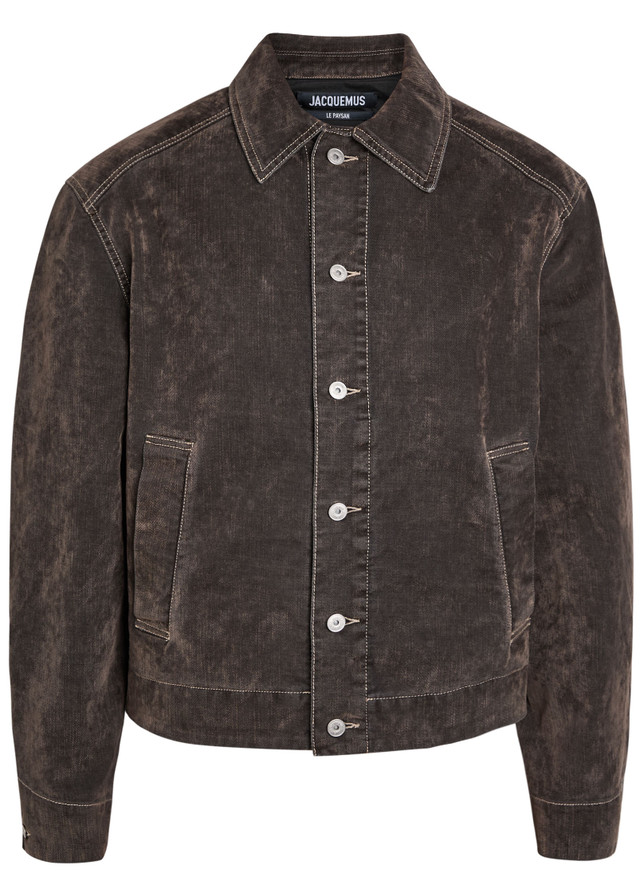 JACQUEMUS La Veste de-Nîmes Mirada brushed denim jacket