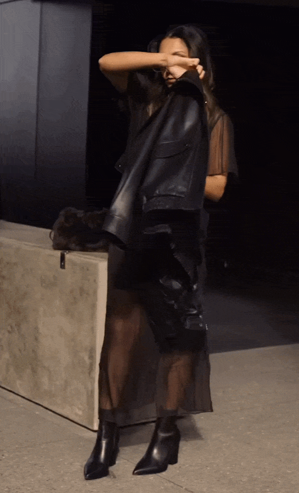 Ari Sheer Midi Skirt
