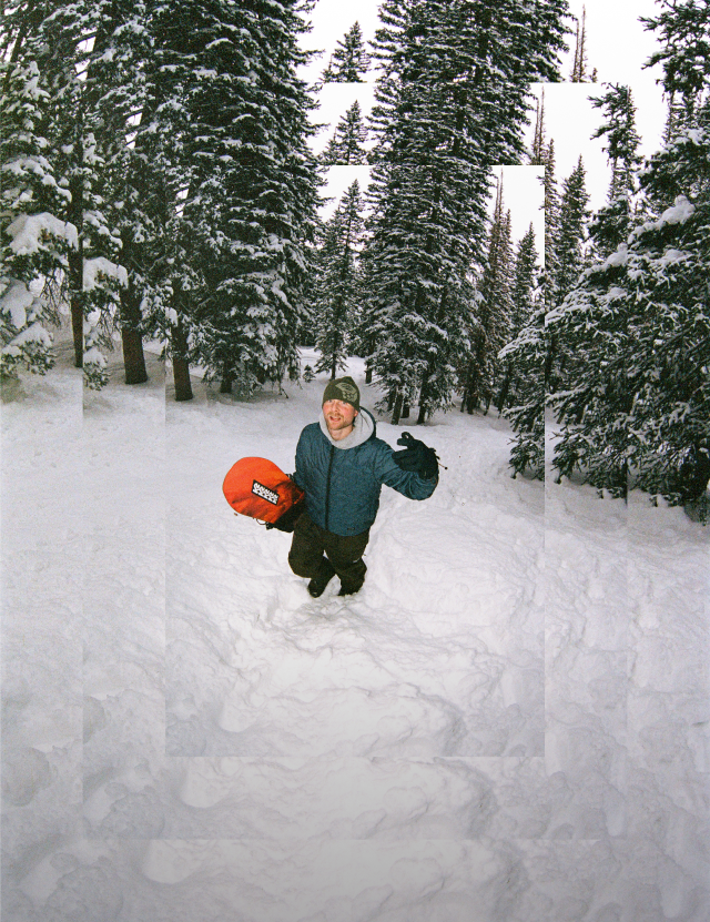 MHW Athlete Jake Kuzyk in the snow.