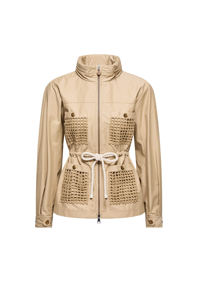 Bougain Twill Hooded Jacket