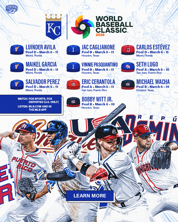 World Baseball Classic games start March 6. Watch on Fox Sports, Fox Deportes (U.S. only) or Lsten on MLB.com and in the MLB app. Learn More.