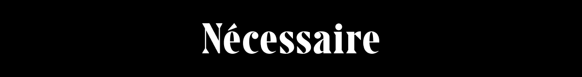 Nécessaire