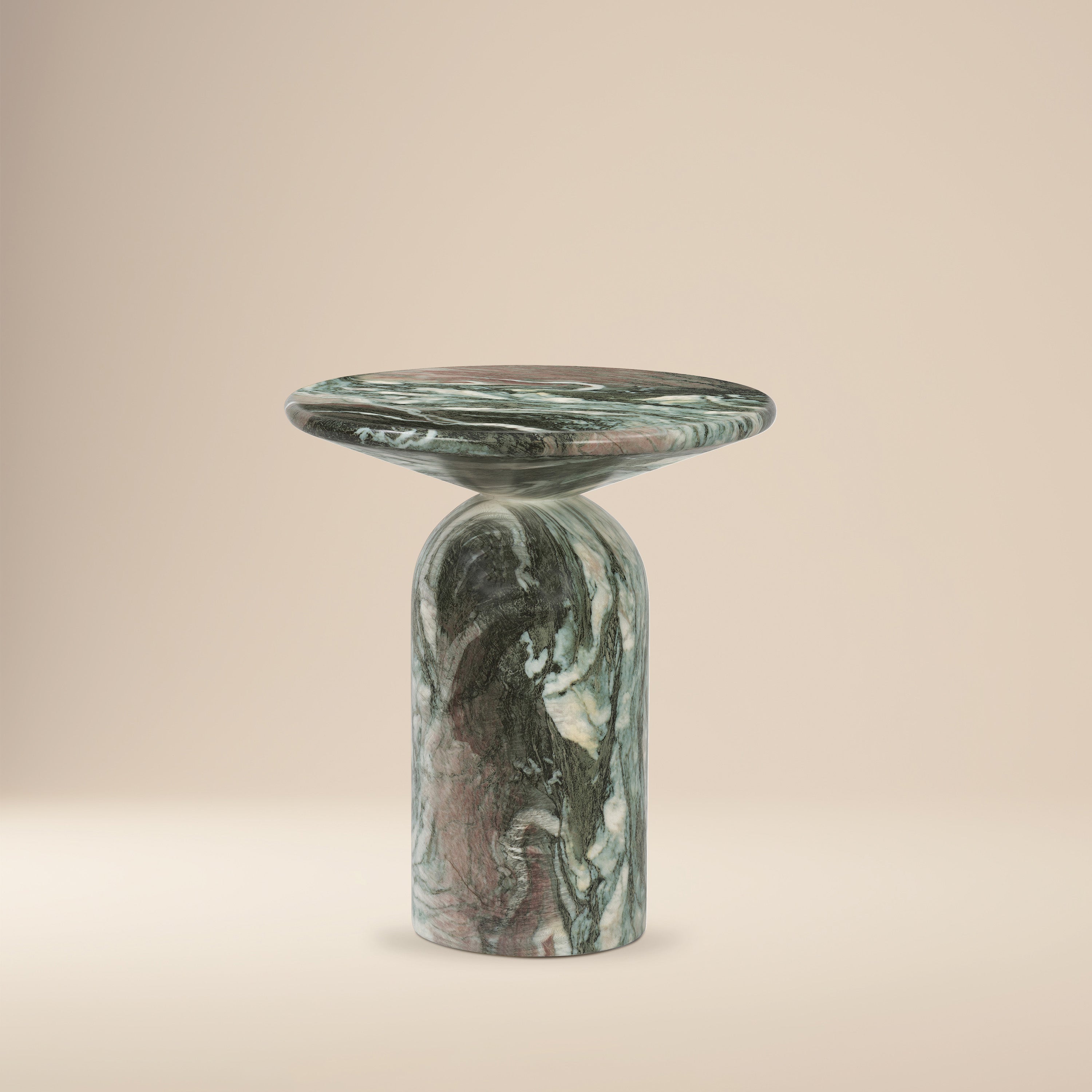 Image of Wels End Table | Green Marble