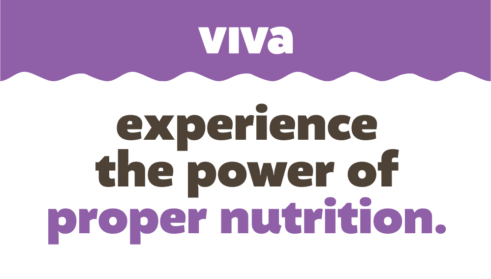 experience the power of proper nutrition. 