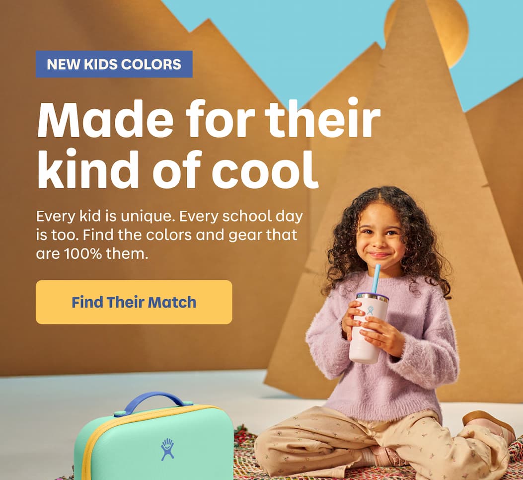 NEW KIDS COLORS Made for their kind of cool. Find the colors and gear that are 100% them. | Find Their Match