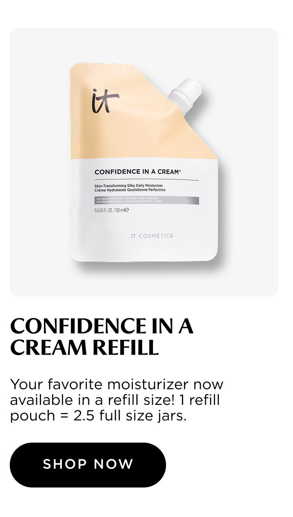Confidence in a cream refill