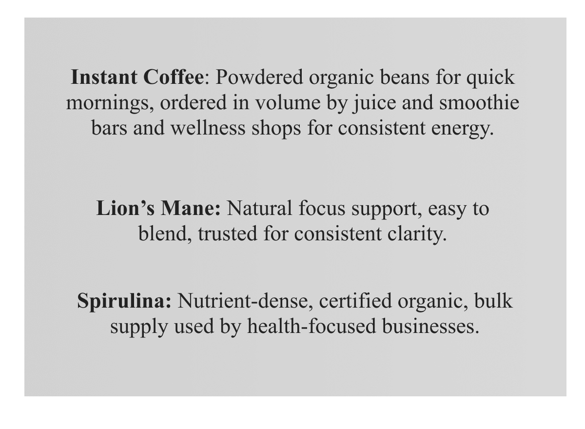 Instant Coffee, Lion's Mane
