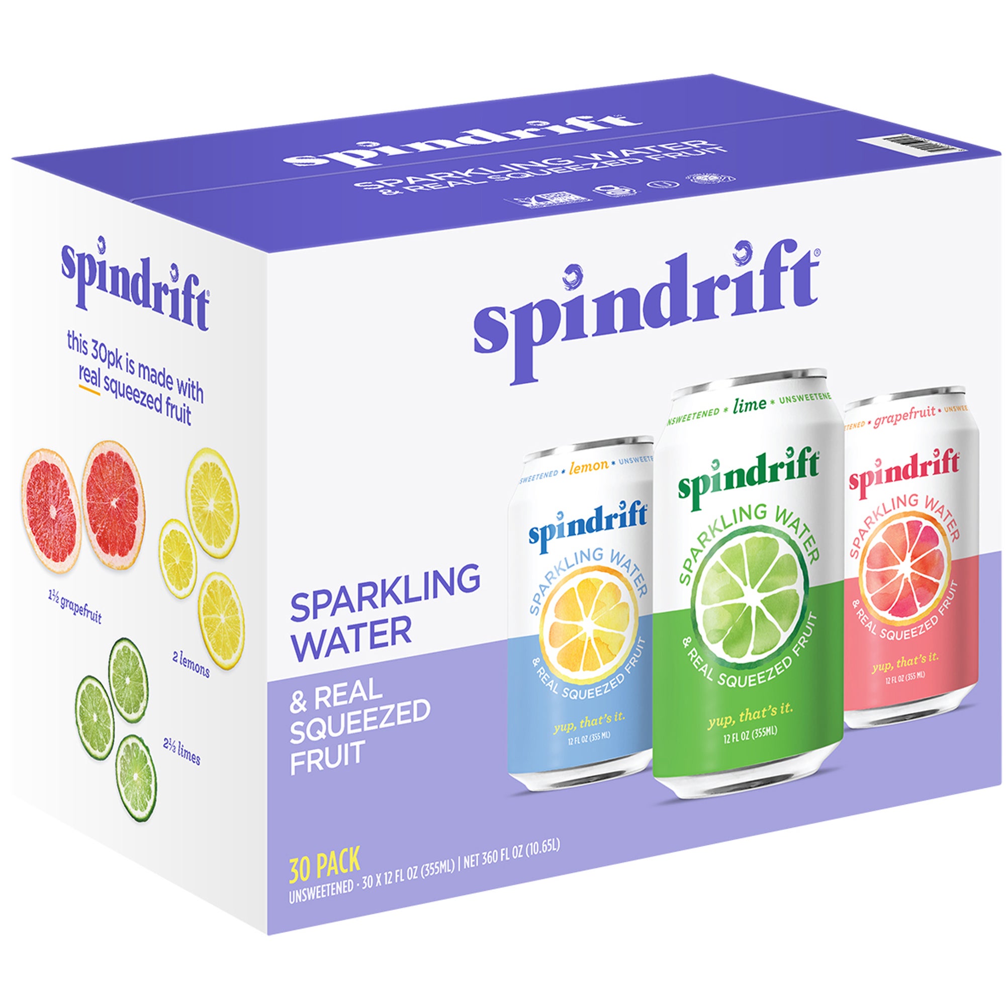 Spindrift Sparking Water, Variety Pack