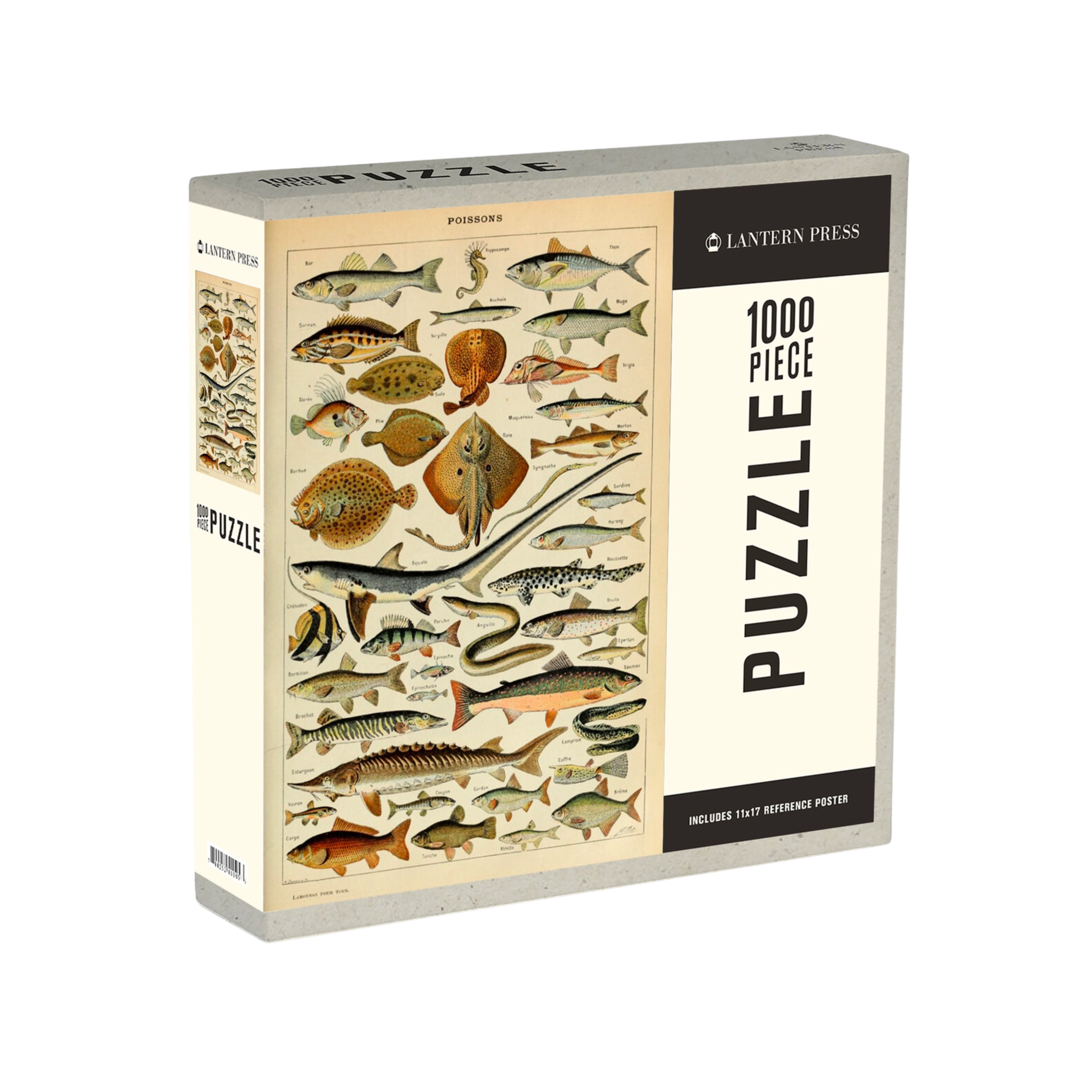 Image of Fish, Vintage Bookplate - 1000pc Puzzle