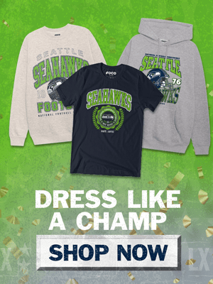 Shop Officially Licensed Seattle Seahawks Apparel