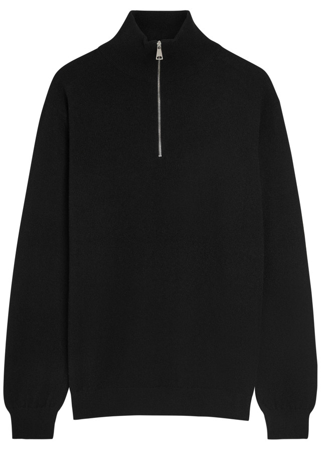 BEGG X CO Heriot half-zip cashmere jumper
