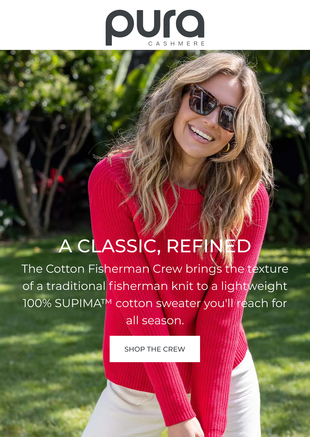 A classic, refined - Shop The Cotton Fisherman Crew Edit