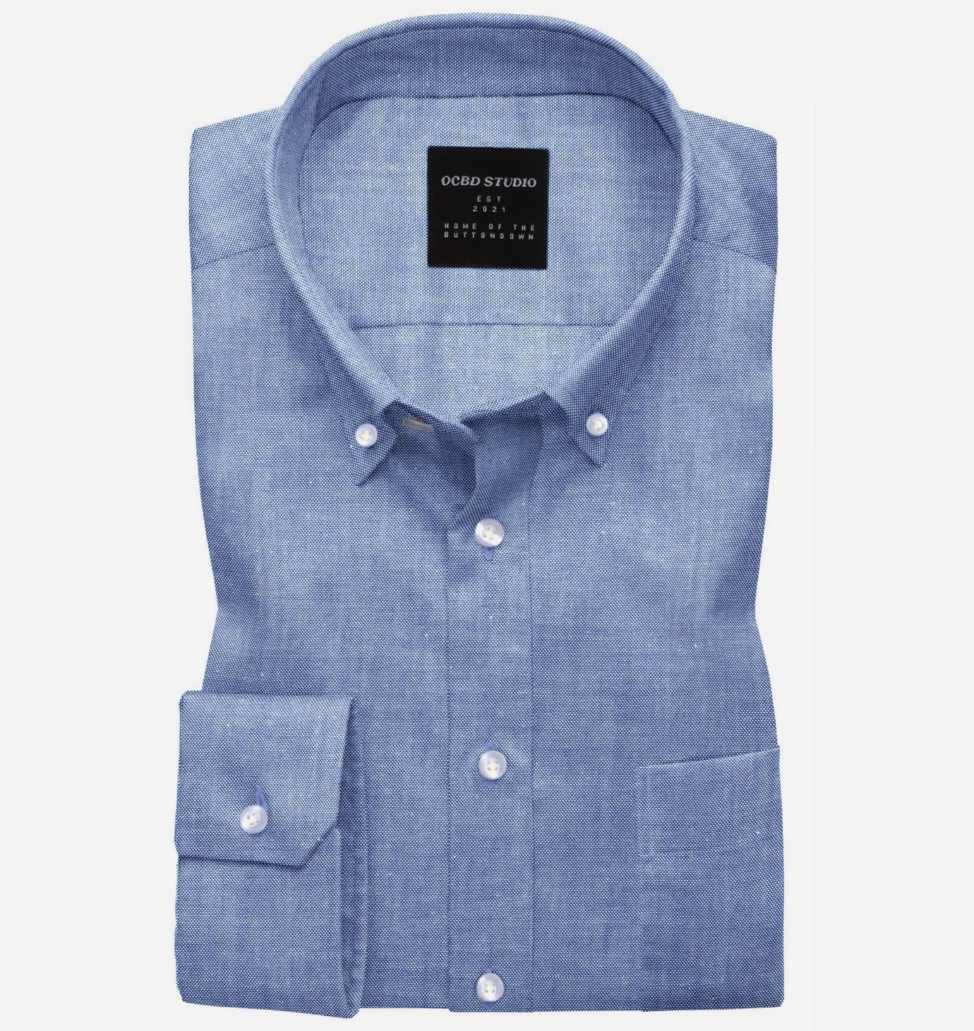 Image of Oxford Button-Down - Long Sleeve - Dark Blue